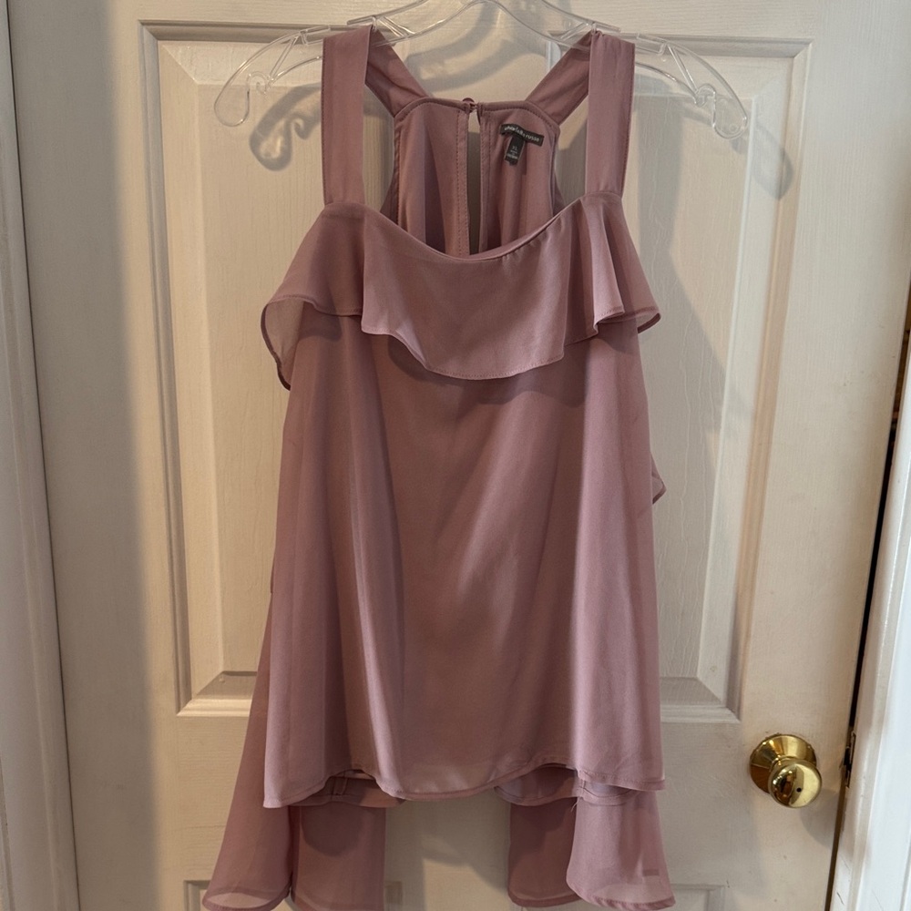 Charlotte Russe Dusty Pink High Low Dress